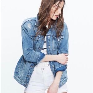 Oversized Madewell denim Jacket